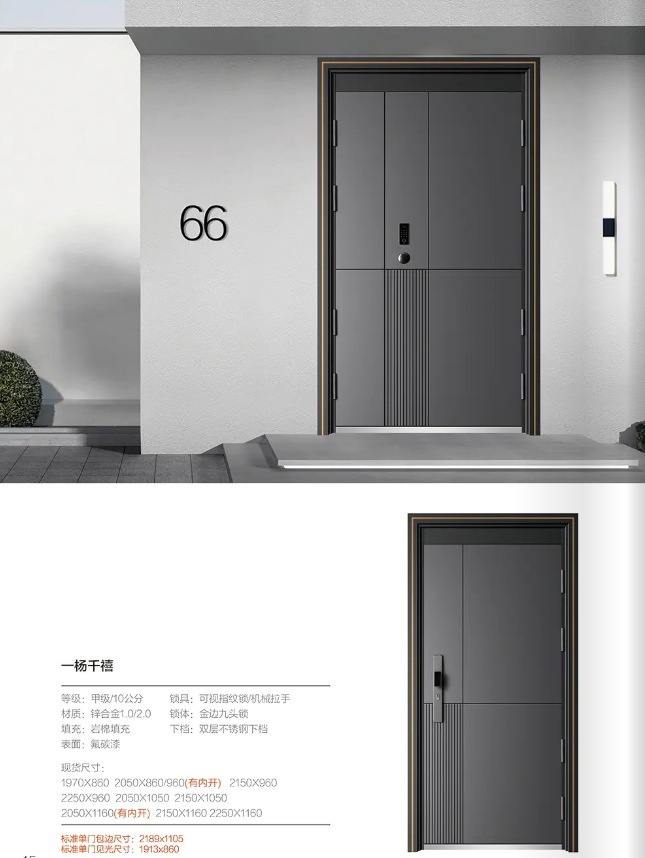 钢质防盗门·铸铝门·入户安全门·简约时尚 - 钢质防盗门（入户门） - 12